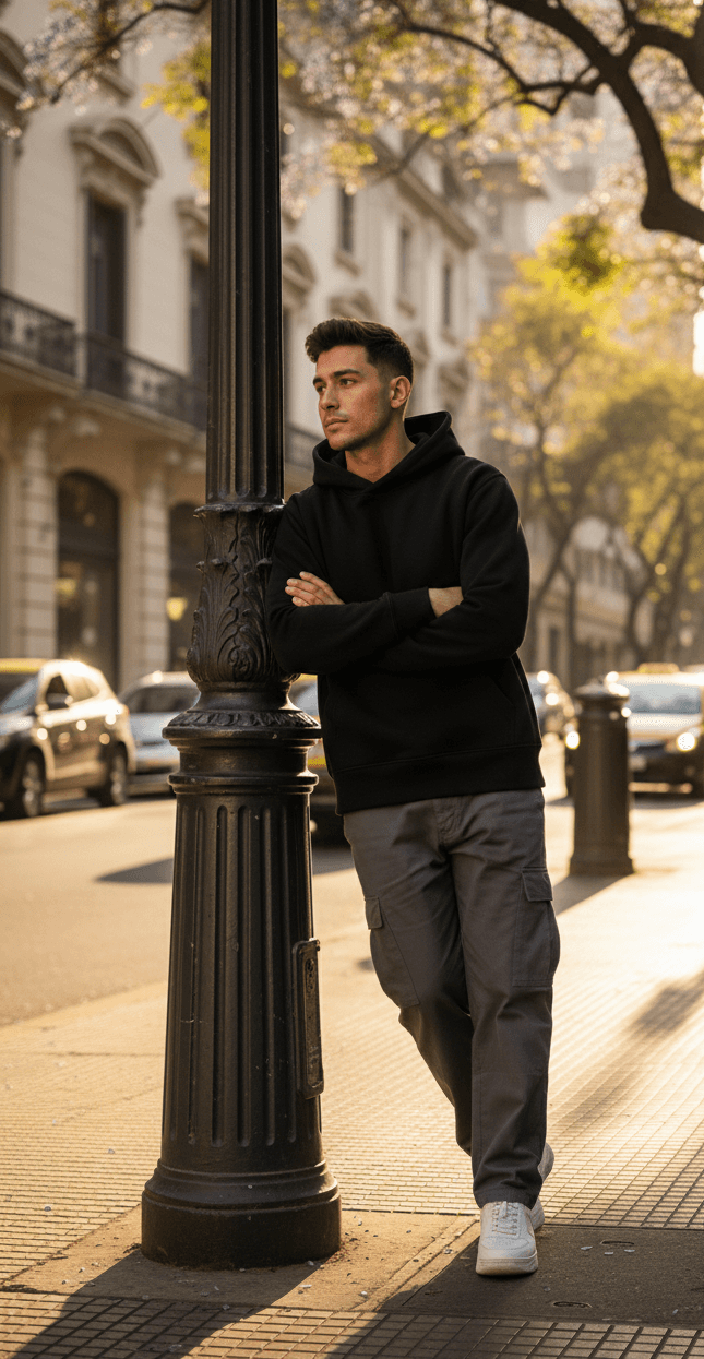 Buzo Hoodie Unisex - Stone Wash - Foto 3