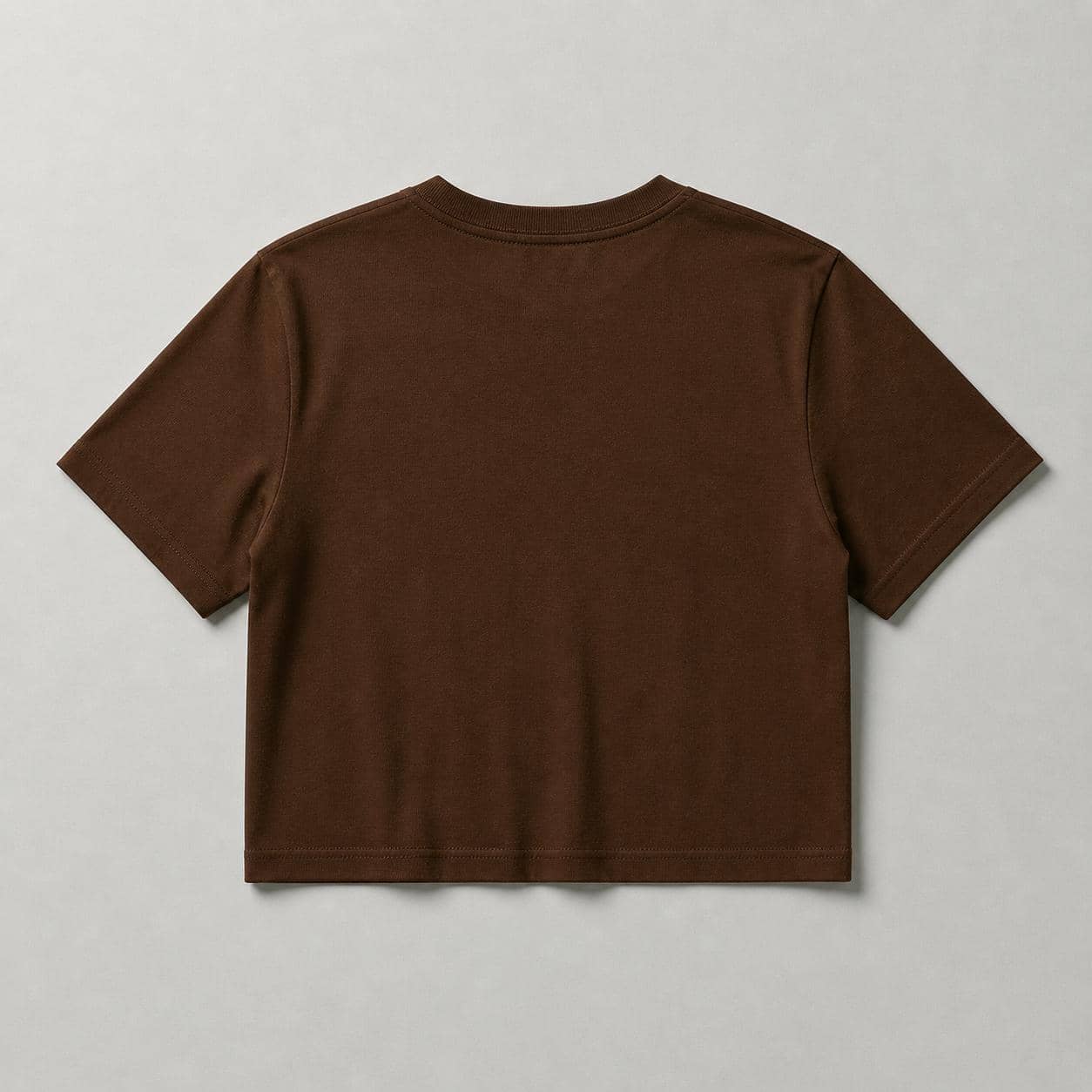 Remera Crop Mujer - Chocolate - Foto 2