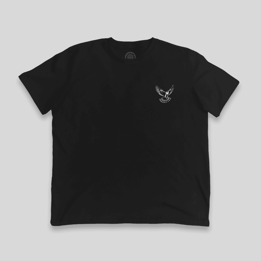 Remera Classic "FALCO" - Negro