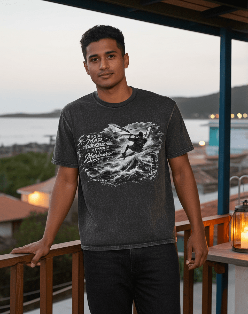 Remera Oversize 'Ningún mar en calma' vista 3