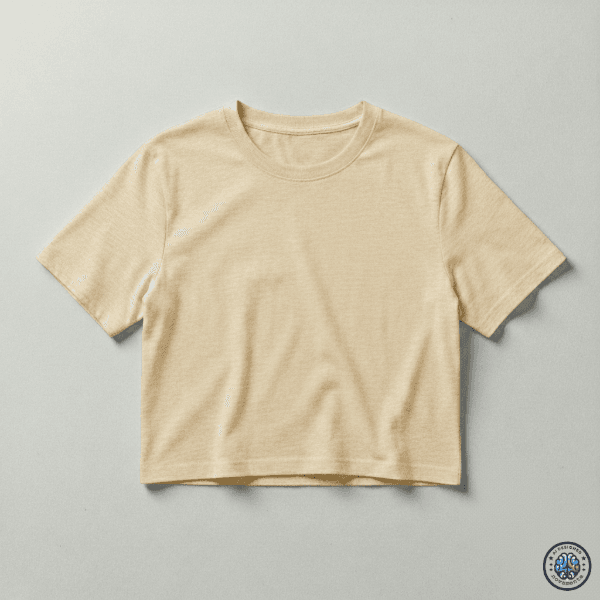 Remera Crop Mujer - Amarillo — prenda personalizable de Novamente