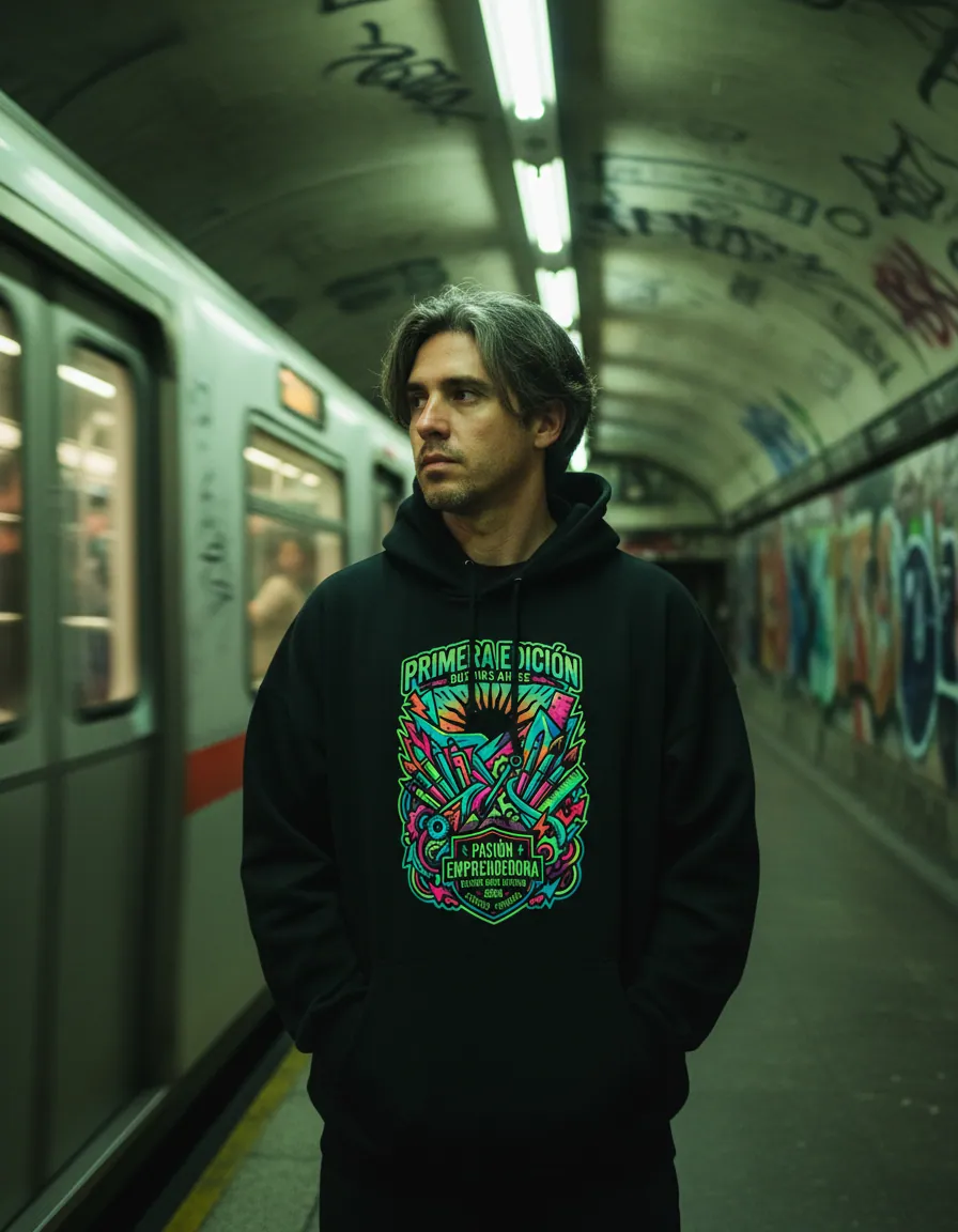 Emprendedor argentino con primer drop de su marca propia producida bajo demanda