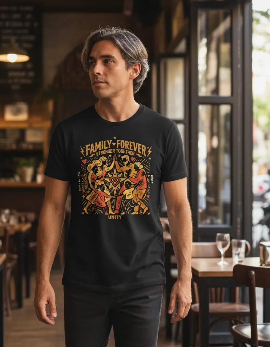 Regalo del Día del Padre — remera con diseño emotivo