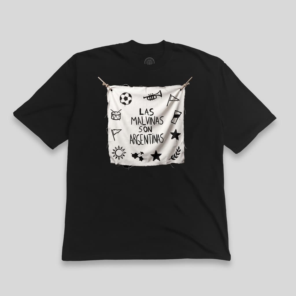 El trapo — Remera oversize Serie Malvinas Novamente, packshot