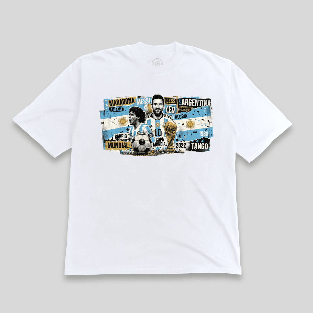 Remera Sticker — Novamente Mundial