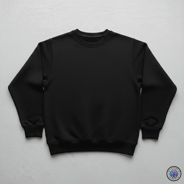 Buzo Cuello Redondo - Negro