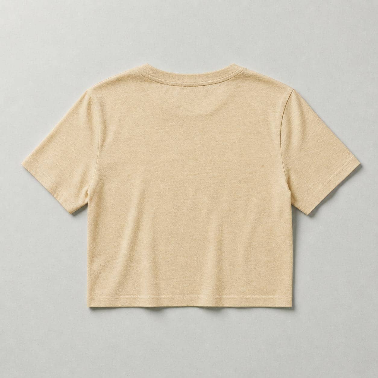 Remera Crop Mujer - Amarillo - Foto 2