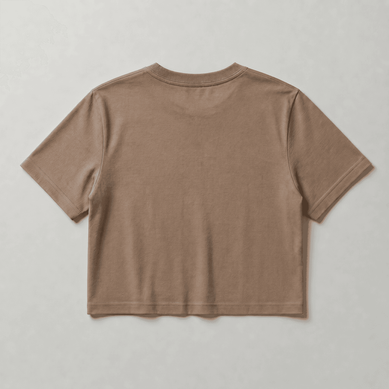 Remera Crop Mujer - Visón - Foto 2