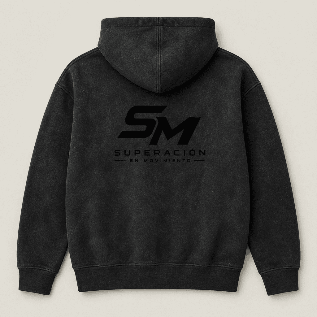 Buzo Hoodie SM · Boston Negro