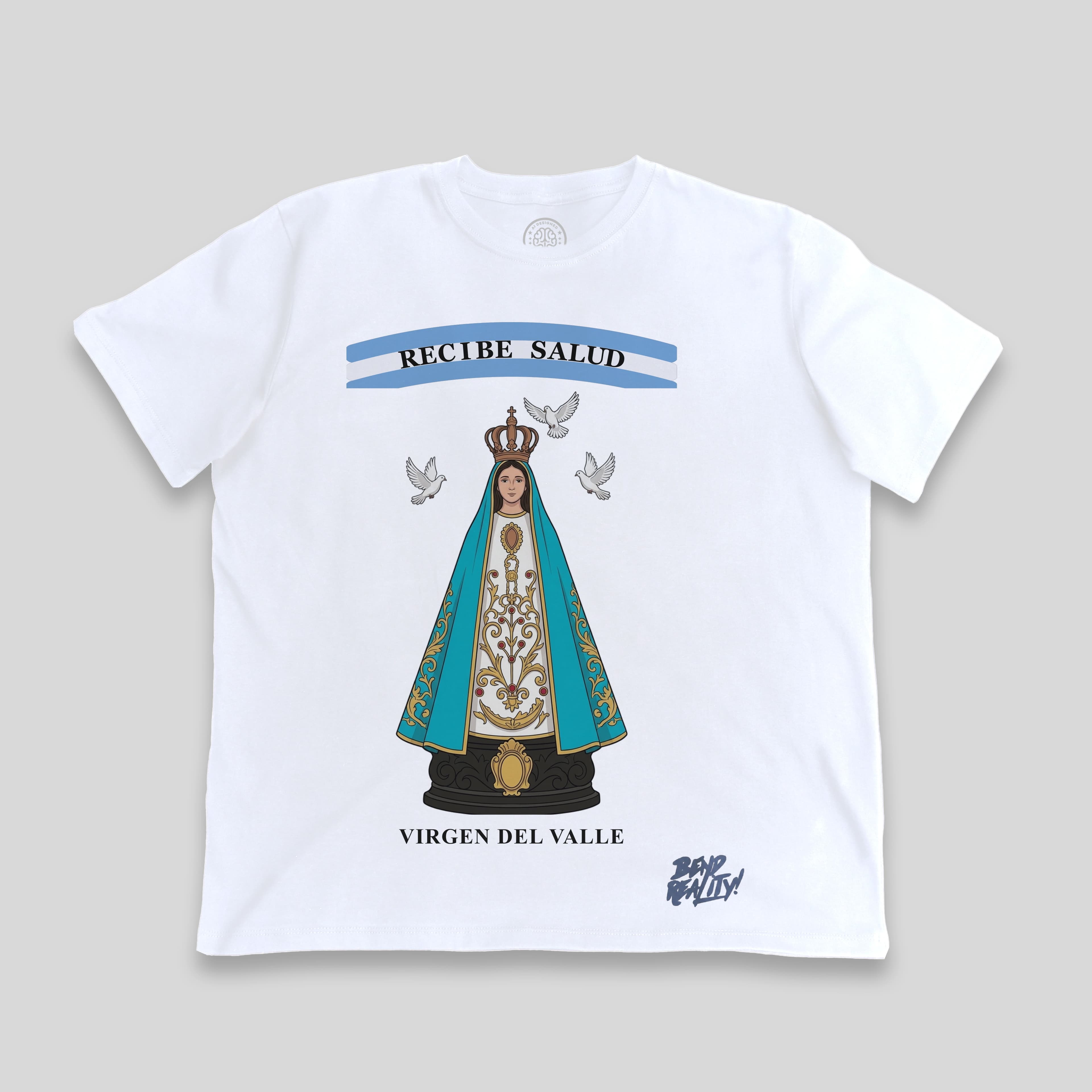 Remera Clásica Blanca · Virgen del Valle
