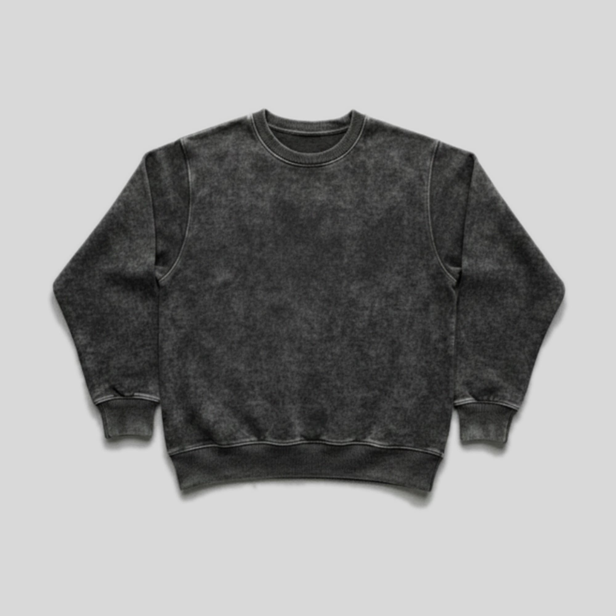 Buzo Cuello Redondo Jesús es el Camino · Stone Wash — dorso