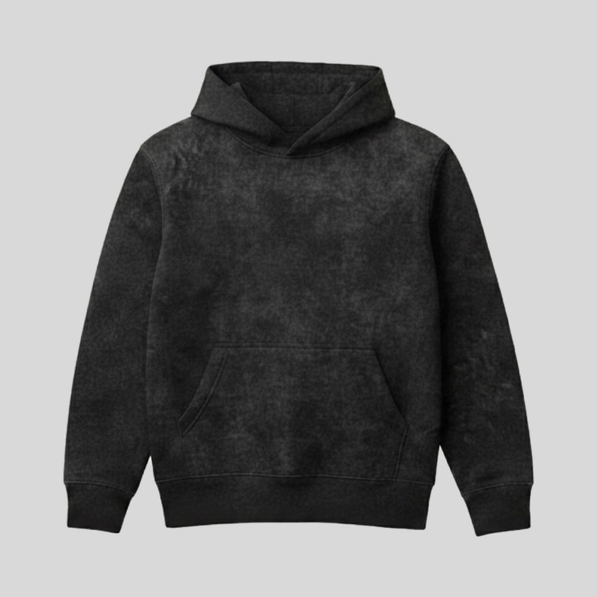 Buzo Hoodie Jesús es el Camino · Stone Wash — dorso