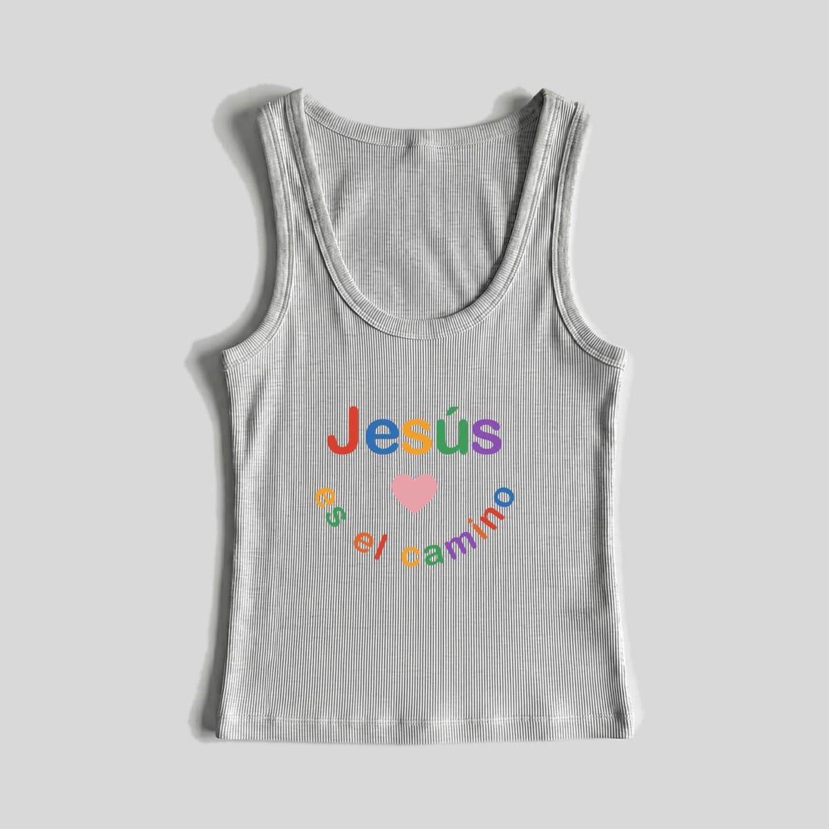 Musculosa Jesús es el Camino — dorso