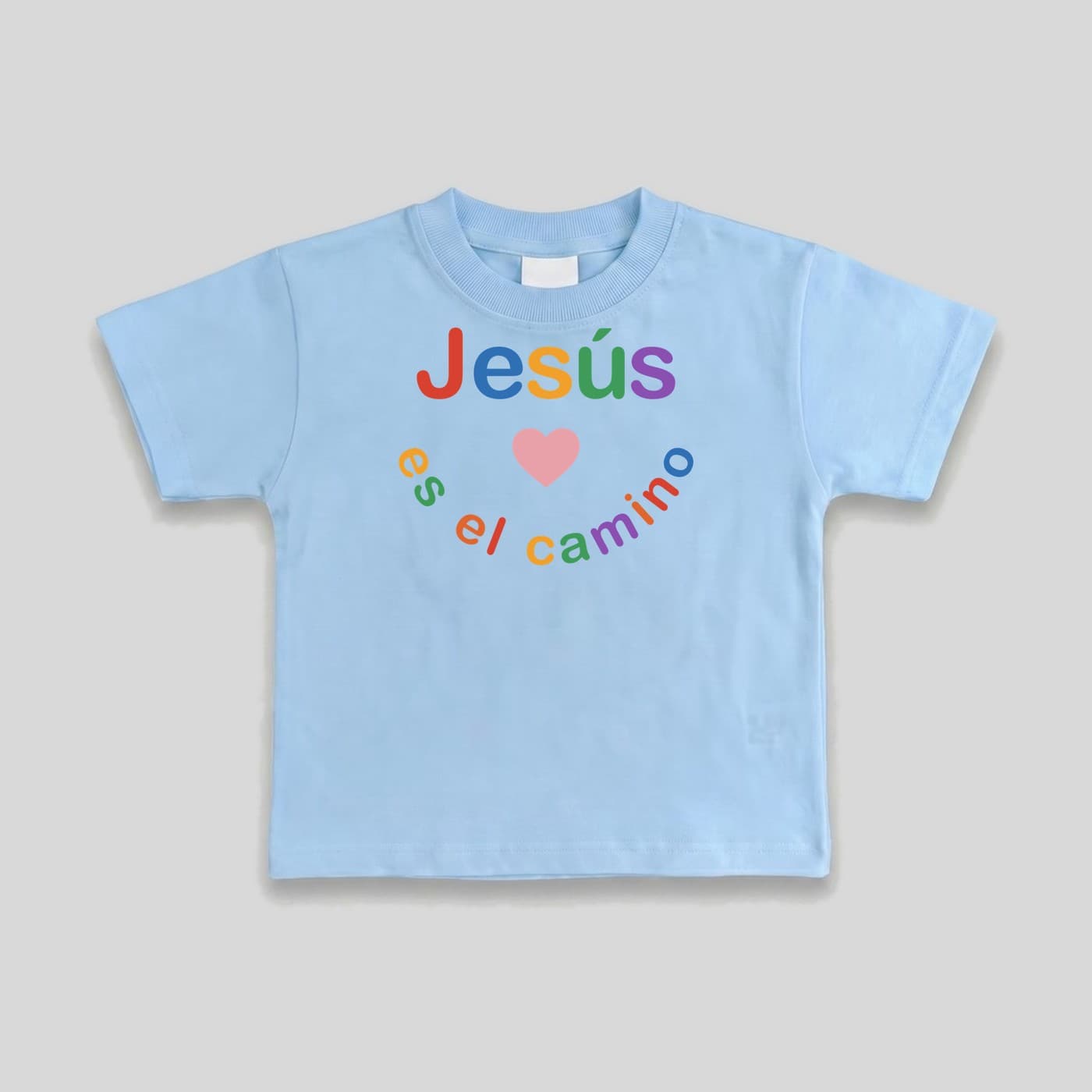 Remera Niños Jesús es el Camino — dorso