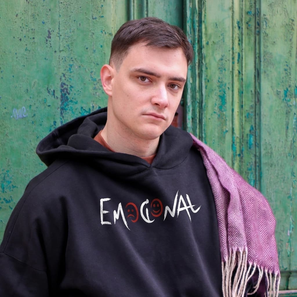 Hoodie "Emocional" Black