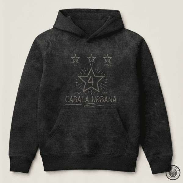 4ta Estrella Aspiracional · Boston Hoodie Stone Wash