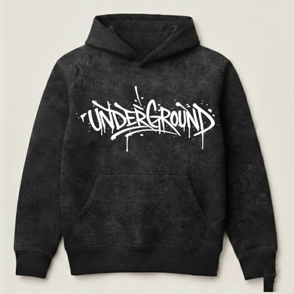 DROP 001 · Buzo Hoodie Stone Wash