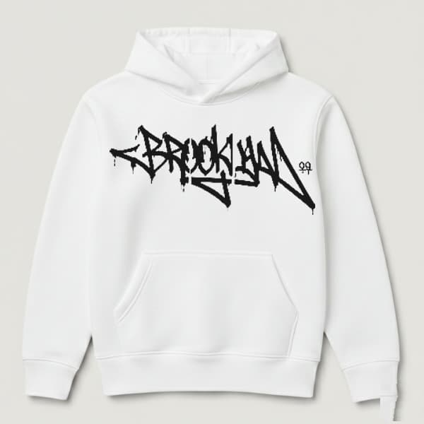 DROP 002 · Buzo Hoodie Blanco