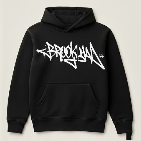 DROP 002 · Buzo Hoodie Negro