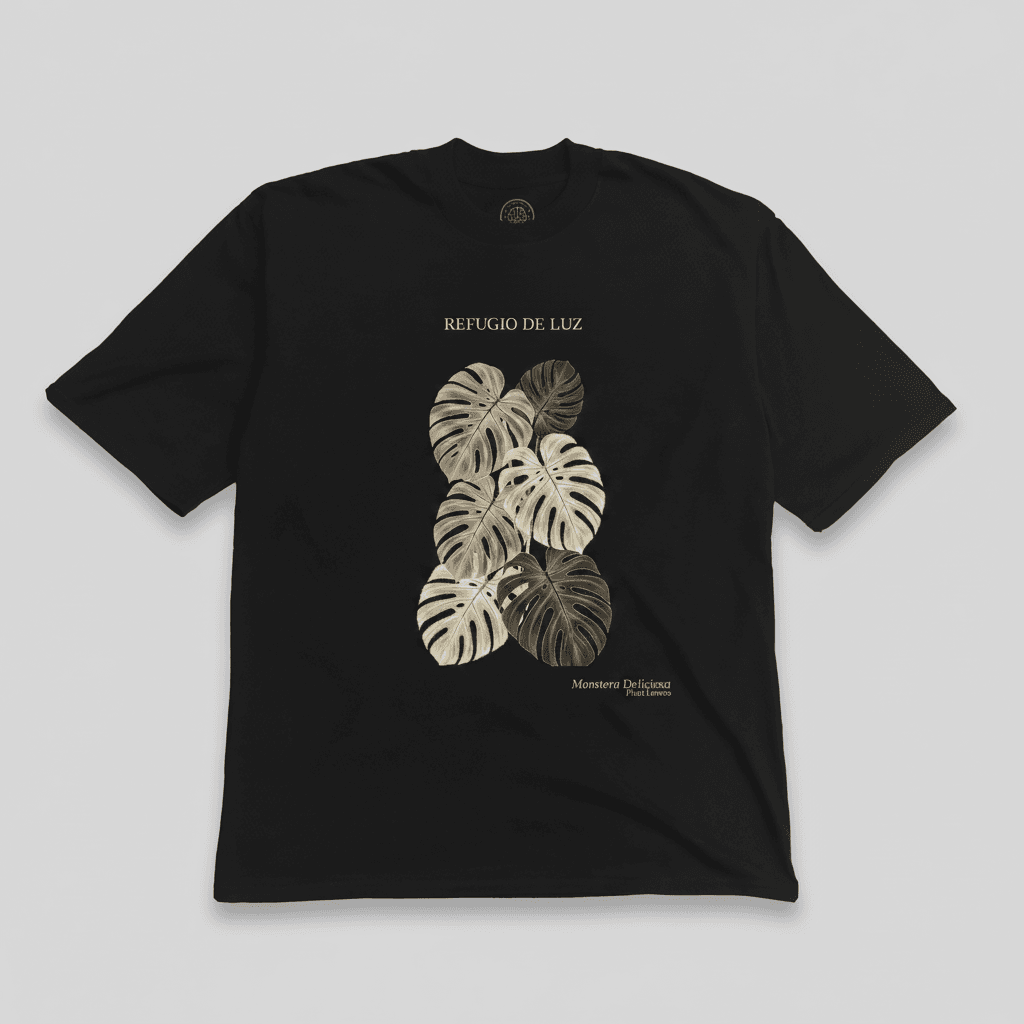 Monstera Deliciosa · Aura Oversize Negro