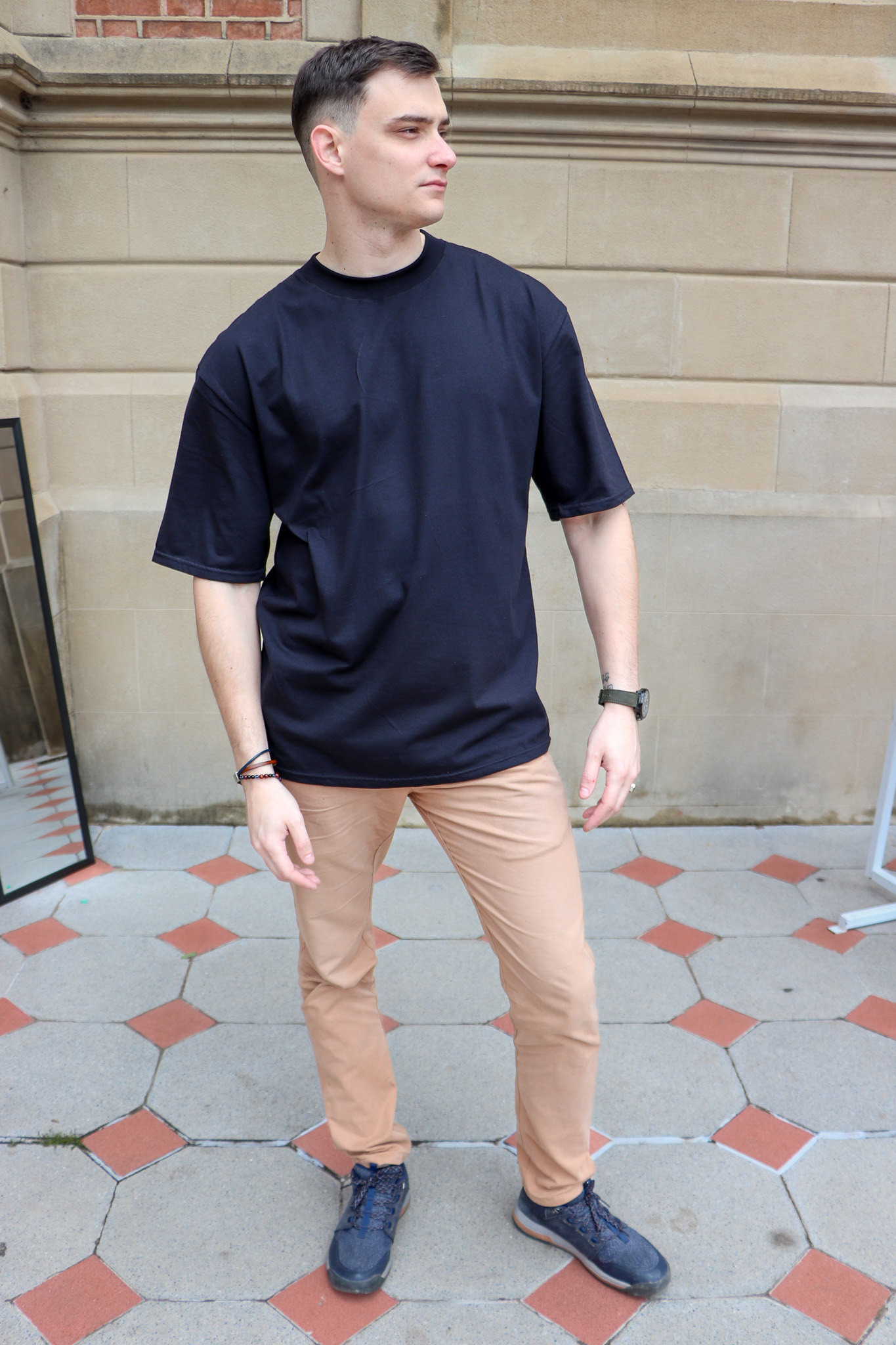 Aura Oversize T-Shirt - Stone Wash - Lifestyle 3