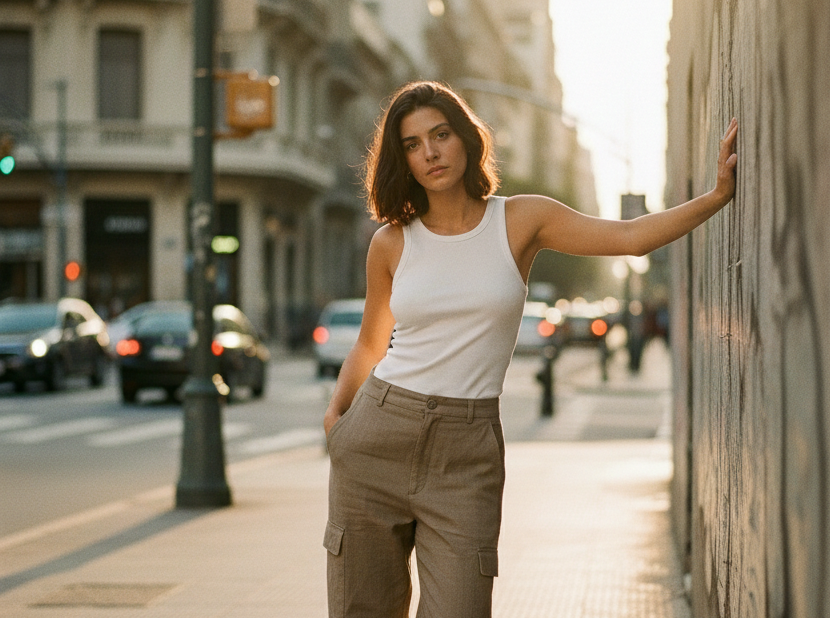 Musculosa Bali - Blanca - Lifestyle 1